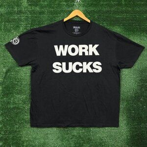 Blink-182 "Work Sucks" T-shirt, size XXL